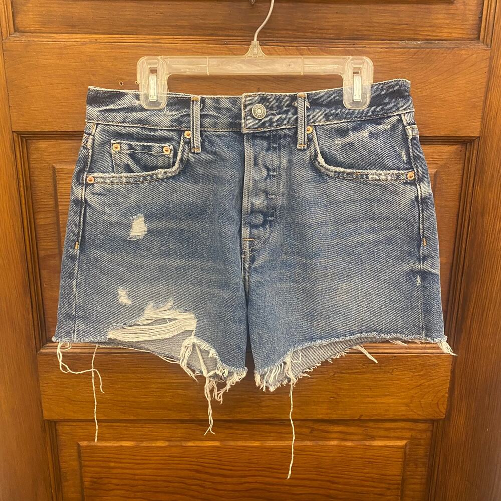 GRLFRND Helena Short Stuck On You High Rise Denim Shorts size 24 NWT's